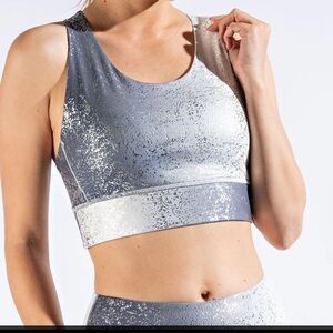 RAE MODE Galaxy Foil Print Sports Bra